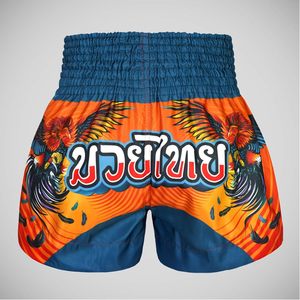 Pantalones Cortos de Boxeo Unisex Personalizados al por Mayor, Sublimados, de Tela Tejida para Artes Marciales, con Aberturas Laterales, de Poliéster, Fabricados en Fábrica OEM, Venta al por Mayor OEM - Product Image 3