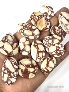 Pierre précieuse naturelle en jaspe cacahuète, cabochon, formes variées, 20-30 mm, vente en gros, livraison rapide - Product Image 4