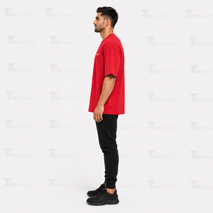 Mens <b>Skater</b> Style Oversized T <b>Shirts</b> Durable Cotton Jersey Short Sleeve Crew Neck Loose Fit Eco-Friendly Breathable Quick Dry - Product Image 4