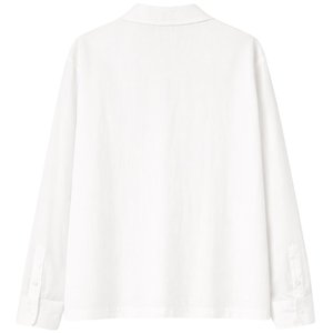 เสื้อเชิ้ตผู้ชายเนื้อผ้าทอแบบมีลาย แขนยาว ติดกระดุม สวมใส่สบายๆ สำหรับชายหาดและรีสอร์ท น้ำหนักเบา รับผลิตตามแบบ (OEM) ขายส่ง - Product Image 2