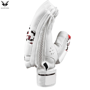 Customized Logo Ambidextrous Cricket Gloves Professional Leather Palm Batting Gloves High Protection Breathable Shock Cricket - Product Image 4