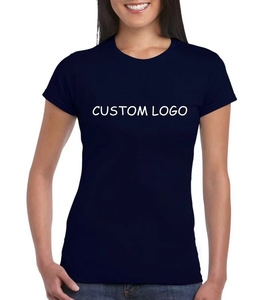 Hottest New Women's Neck 100% Cotton Short Sleeves <b>Wide</b> <b>Neckline</b> Solid Eco-Friendly Summer Your Own Logo Customized <b>T</b>-<b>Shirts</b> - Product Image 2
