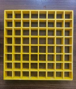 Grille en fibre de verre moulée FRP robuste de 38 mm pour passerelles et plateformes industrielles résistantes à la corrosion - Product Image 1