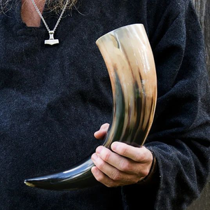 ARTWORK MAESTRO Silbato de cuerno de búfalo de madera, tipo corneta, portátil, con acabado de cuero, herramienta de caza, recuerdo de vacaciones - Product Image 2
