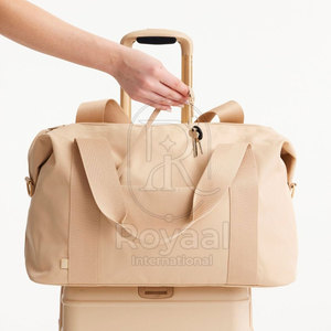 2026 Custom Logo Lightweight Nylon <b>Duffel</b> <b>Bags</b> Hot Selling Made In Pakistan Nylon Zipper <b>Duffel</b> <b>Bags</b> For Unisex - Product Image 3