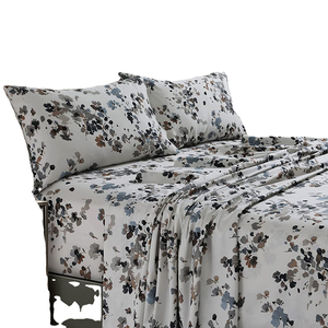 Juego de Funda de Edredón Queen de la Mejor Calidad, 100% Algodón, Satén Suave, Estampado TWILL, Bordado, Ropa de Cama Elegante, Suave y Transpirable, 300 Hilos - Product Image 5