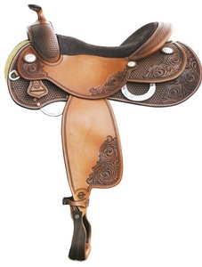 Silla de Montar Occidental de Cuero Genuino Premium para Caballos, Equipo Profesional para Trabajo en Rancho y Senderismo, Venta al por Mayor Directa de Fábrica - Product Image 2