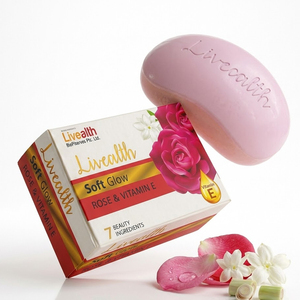 Livealth Rose Bath <b>Soap</b> for Healthy Smooth Skin and Gentle Everyday Cleansing Applications At Good Price - Product Image 1
