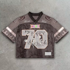 Camiseta Deportiva de Malla Transpirable con Estampado Personalizado OEM de Primera Calidad, Camiseta de Verano de Alta Calidad que Absorbe la Humedad, Talla Grande para Hombre - Product Image 2