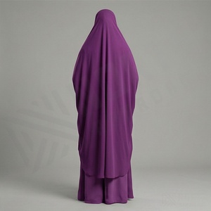 ชุดกิโมโนแบบ OEM ปี 2025 เสื้อคลุมอาบายะ ผ้าโพลีเอสเตอร์เนื้อนุ่ม ยืดหยุ่นสูง หนาขึ้น สำหรับผู้หญิงมุสลิม คอวี แขนยาว เหมาะสำหรับงานปาร์ตี้ รอมฎอน งานแต่งงาน - Product Image 2