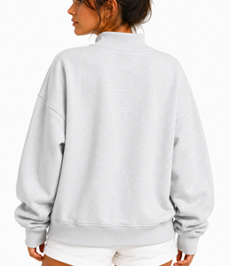 77 Custom <b>Women</b> Varsity Mock Neck Sweatshirt Polka Dot Gingham Patch Embroidered Collegiate <b>Pattern</b> College Apparel - Product Image 6