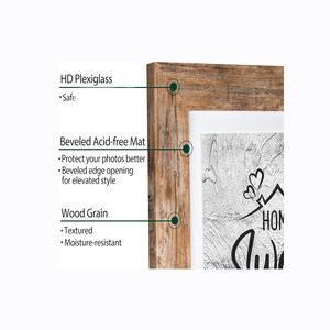 Marco de Fotos de Madera de Lujo Tradicional, Madera de Mango Maciza, Hecho a Mano, Estilo Rústico Antiguo, Decoración para Mesa de Oficina en Casa, Estilo Boutique - Product Image 5