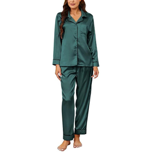 Conjunto de Camisón de Seda Térmica de Alta Calidad para Mujer con Logotipo Frontal Personalizable, Ropa de Dormir 2026 - Product Image 5