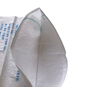 Saco de embalaje de plástico tejido de polietileno reciclable de 50KG, almacenamiento de grano de PP laminado para protección de harina de arroz y patata - Product Image 4