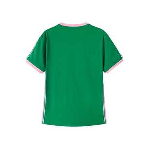 Chemise gaufrée AKA Green Premium pour femme, motif lettres grecques, tissu de haute qualité, coupe confortable, haut décontracté à col rond - Product Image 2