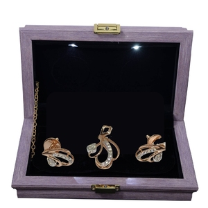Pendentifs et breloques pour femmes certifiés IGI, luxe, plaqués rhodium 14 carats, diamants naturels 0,11 ct, ethniques, élégants, or rose et or blanc - Product Image 1