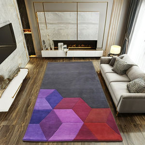 2025 dernière conception de luxe laine tapis tufté à la main fournisseur d'usine tapis tapis haut artisanal brodé à la main tapis tufté à la main - Product Image 1