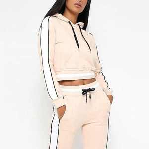 Conjunto Deportivo de Algodón Ecológico Personalizado al por Mayor para Hombre y Mujer, Talla Grande, con Sudadera con Capucha, Informal, para Invierno - Product Image 2
