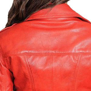 Veste en cuir pour femme au design moderne et à prix abordable, idéale pour un usage quotidien et décontracté. - Product Image 6