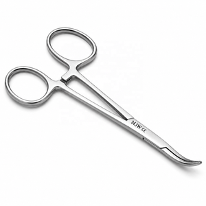 Pinzas para Mosquitos MJW International Curvas de 12.5 cm – Acero Inoxidable de Grado Quirúrgico – Certificación CE – Uso en Sutura y Cirugía - Product Image 3