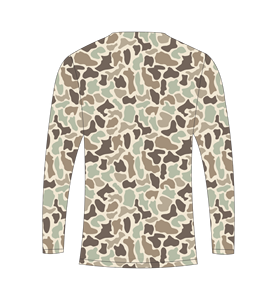 mens custom sublimation duck camo long sleeve t shirt hunting fishing <b>athletic</b> sports training shirt - Product Image 6
