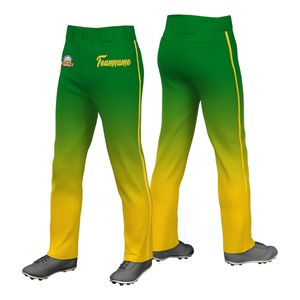 Red Black Gradient Sublimated Baseball Pants Open Bottom Durable Polyester Quick Dry Reinforced Team Sportswear Baseball Pants - Product Image 5
