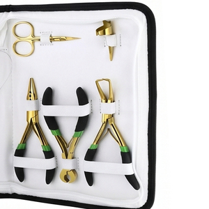 Professional <b>Hair</b> Extension Plier Set With Handy Tools And Comfortable <b>Grip</b> Design For <b>Hair</b> Installation Extension Tool - Product Image 5