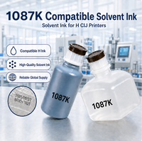 Tinta Solvente de Codificación 1087K Compatible con H para Máquinas de Inyección de Tinta Serie UX