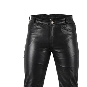 Pantalones de Cuero de Cordero para Hombre, Nueva Colección, Venta al Por Mayor, Alta Calidad, con Bolsillos, Estilo Pakistaní - Product Image 5