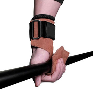 Crochets de musculation robustes 2026 avec sangles de poignet et support de préhension pour soulevés de terre, tractions et shrugs - Product Image 1