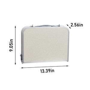 Tavolo da Campeggio Portatile in Alluminio Leggero, Altezza Regolabile, Ripiano Pieghevole con 2 Impostazioni di Altezza - Product Image 6