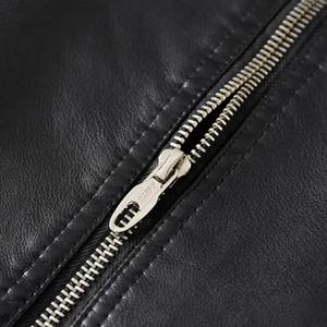 Blouson d'hiver unisexe en peau de mouton doublé polaire, coupe ample, imperméable, coupe-vent, matelassé, à capuche et fermeture éclair, pour moto et avion - Product Image 2