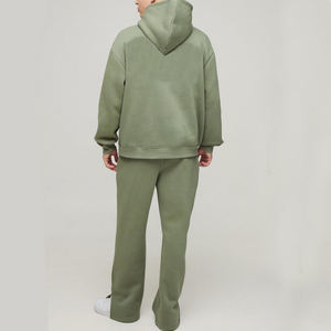 Mejor Proveedor de Conjuntos Deportivos Extra Grandes para Hombre de Invierno |   Sudadera con capucha y pantalones de chándal de estilo urbano - Product Image 2