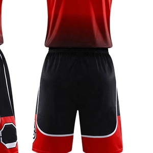 Uniforme de basket-ball personnalisé pour hommes, maillot sans manches à dégradé de couleurs avec short à taille élastique, tissu respirant et à séchage rapide, vêtements de sport - Product Image 6