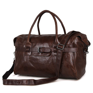Top Sales <b>Holdall</b> Custom Sample Travel Duffle <b>Bags</b> Tote Luxury Genuine Leather <b>Weekend</b> <b>Bag</b> - Product Image 2