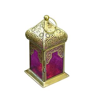 Portavelas Colgante de Metal y Vidrio Rojo Estilo Marroquí Hecho a Mano para Decoración del Hogar, Regalo de Mesa a Precio Accesible - Product Image 3