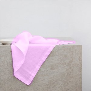 Serviettes carrées en coton bio, style bohème, faites à la main, teintes unies, tailles personnalisables, réutilisables, lavables en machine, vente en gros - Product Image 6