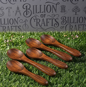 Cuillère à miel en bois de qualité supérieure, faite à la main, mini cuillère à miel, ustensile de service de cuisine, vaisselle en bois naturel - Product Image 6