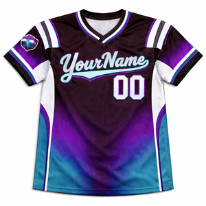 เสื้อฟุตบอลอเมริกันแบบสั่งทำ OEM ไซส์ใหญ่ ระบายอากาศได้ดี แห้งเร็ว ผลิตจากโพลีเอสเตอร์ 100% พิมพ์ลายชื่อและหมายเลขผู้เล่นด้านหน้า - Product Image 4