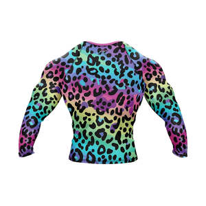 Rashguard Homme Personnalisable de Qualité Supérieure, Léger, Manches Longues, Col Rond Uni, Respirant, Séchage Rapide, Coupe Classique - Product Image 2