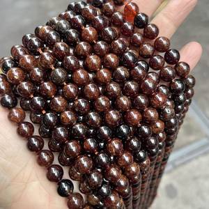 Natural Brown Garnet Smooth Gemstone Beads Loose for Jewelry Making Wholesale Gemstone Supplier IGI Certified Rajasthan ZUBEDA - Product Image 3