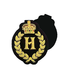 Parche de tela de lujo bordado a mano con imán para blazer, insignia personalizada de tamaño de bolsillo, nuevo estilo, servicio OEM - Product Image 2