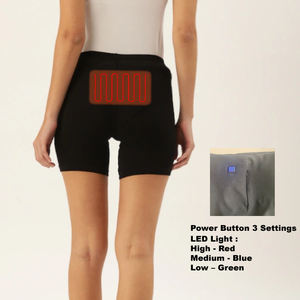 Almohadilla térmica ecológica personalizada OEM estilo pantalones cortos menstruales, recargable, reutilizable y lavable - Product Image 5