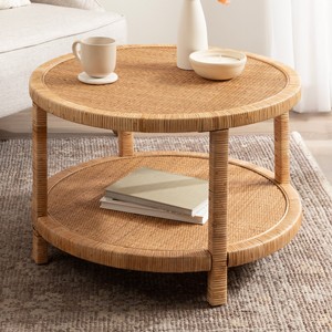 Mesas decorativas de ratán natural de primera calidad para cafetería al precio más bajo - Product Image 1