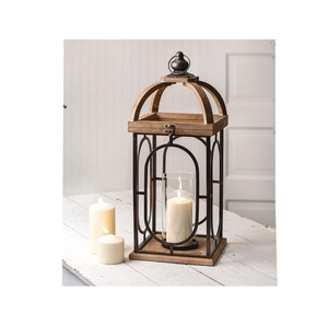 Lanternes à bougies en métal, porte-bougie en métal ajouré pour jardin, maison, terrasse, patio, porche, balcon, dîner de mariage, éclairage nocturne - Product Image 4