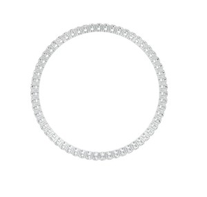 Brazalete de Diamantes Cultivados en Laboratorio con Corte Redondo, Certificado por IGI, en Oro Amarillo/Blanco/Rosa de 9K - Product Image 2