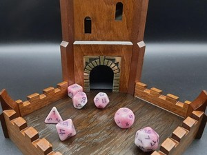 Tour à dés pliable en bois, boîte de rangement pour dés, pour jeux de table et jeux de société, vente en gros - Product Image 2