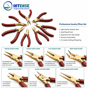 Professional Jewelry Making <b>Pliers</b> <b>Set</b> Long Nose Round Nose Side Cutter Precision Hand Tools OEM Custom Logo Manufacturer - Product Image 6