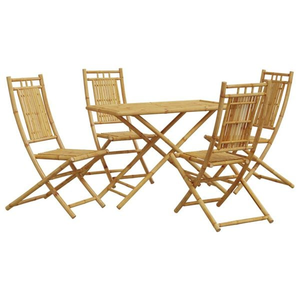 High Quality Bamboo Outdoor Furniture Home Garden Set Bar Bamboo <b>Table</b> and <b>Chairs</b> Set of 6 Made in Vietnam - Product Image 1
