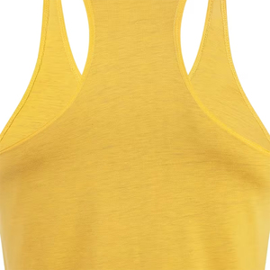 Chaleco Deportivo Transpirable de Manga Larga para Hombre, Talla Grande, Cuello Redondo, Tejido de Poliéster y Algodón, Secado Rápido, Color Amarillo - Product Image 6